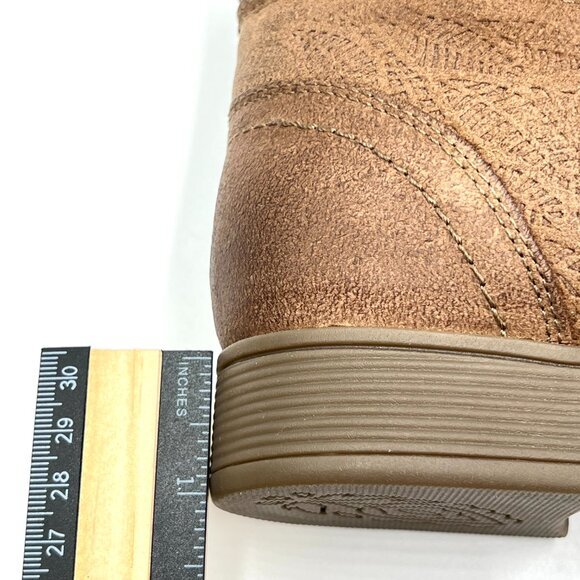 7.5W 7.5 WIDE‎ WIDTH Cobb Hill Womens Crosbie Brown Leather Ankle Boots Booties - Picture 13 of 14